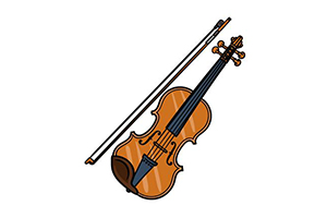 怎样画小提琴？初学者画小提琴步骤图